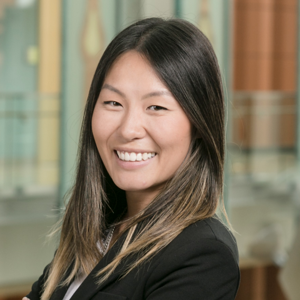Photo of the speaker, Gaby Hosokawa, in the webinar