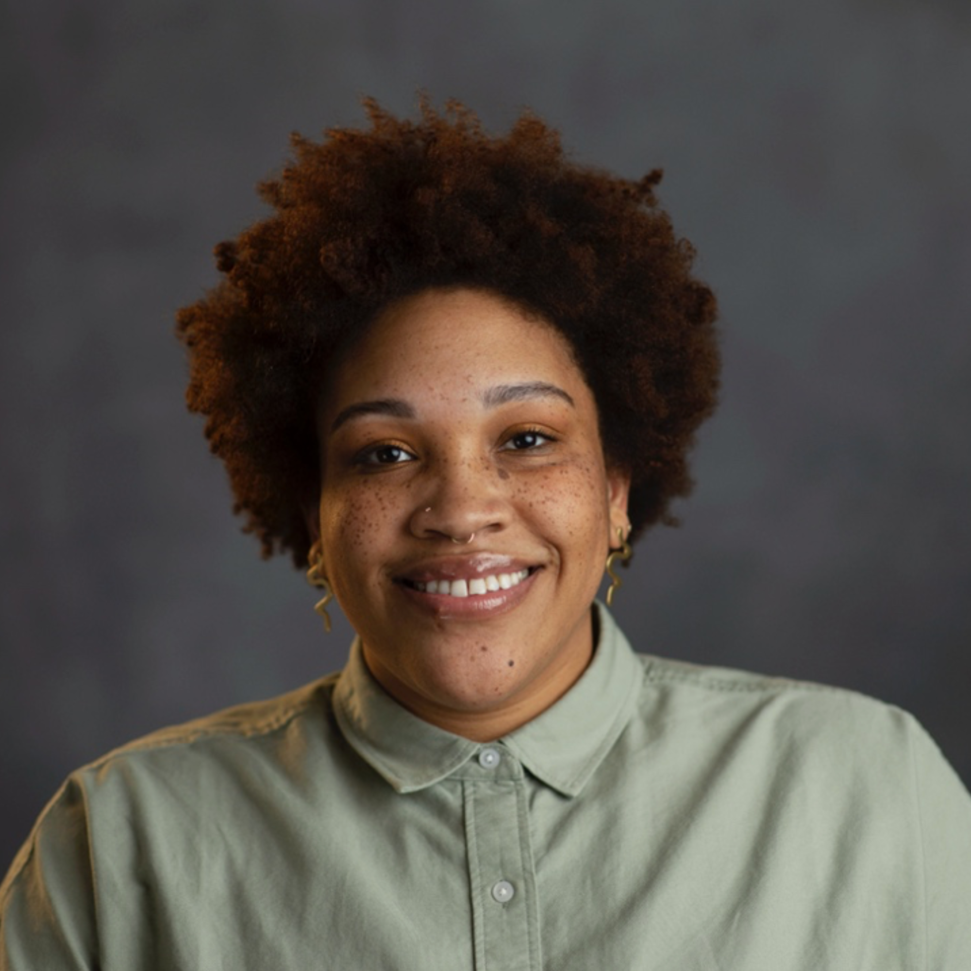 Photo of the speaker, Tristen Norman, in the webinar